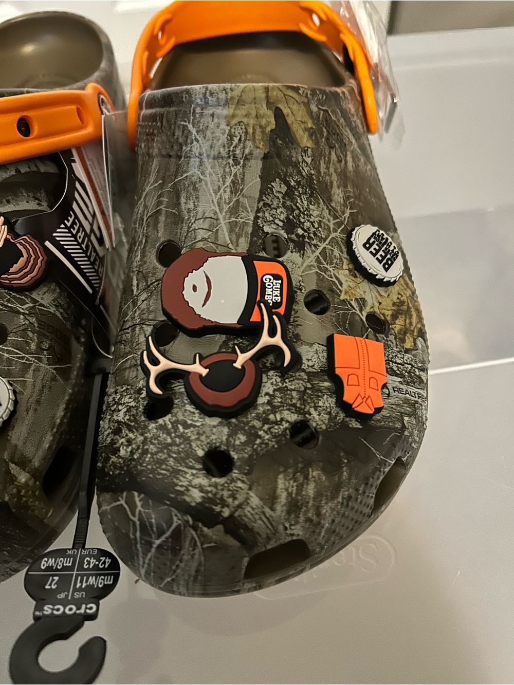 RARE! New! Crocs Luke Combs Classic Camo Clog - Men’s 9 / Women’s 11 - Picture 5 of 7